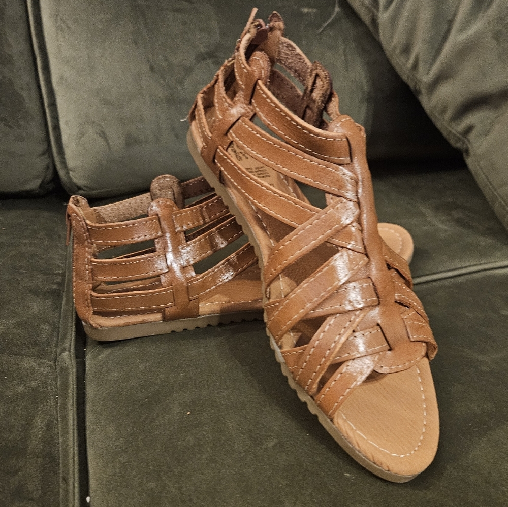 Mexican huarache leather sandals sz 10